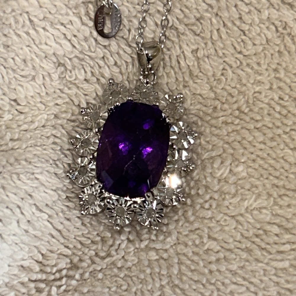 Purple Amethyst Pendant
